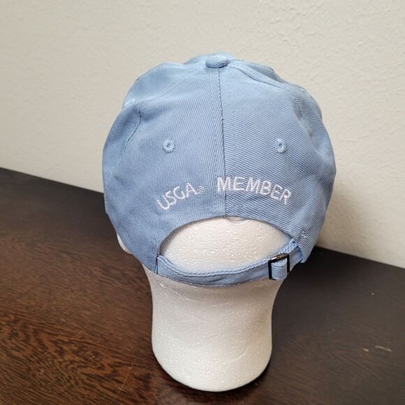 US Open Golf Pebble Beach 2019 Blue Adjustable Strapback Hat Cap USGA Member - Picture 3 of 12